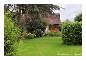 Le jardin du gîte Fougères