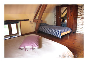 La chambre du gîte Campanules