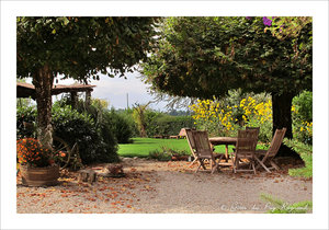 Jardin des gîtes du Puy Raynaud en Corrèze